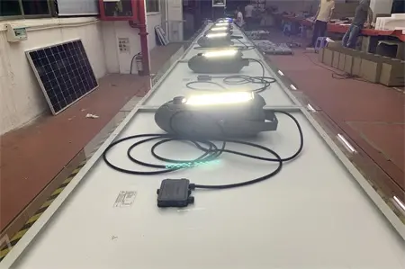 FF Solar Flood Light Discharging Test