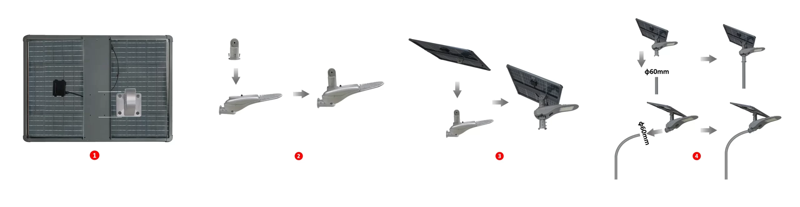 All In One Solar Street Light Installation