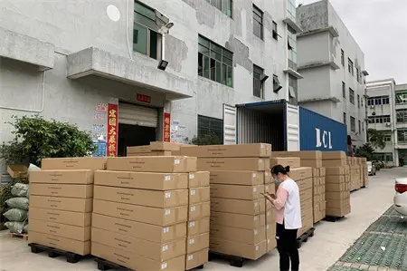 40HQ Container Solar Flat Light Loading