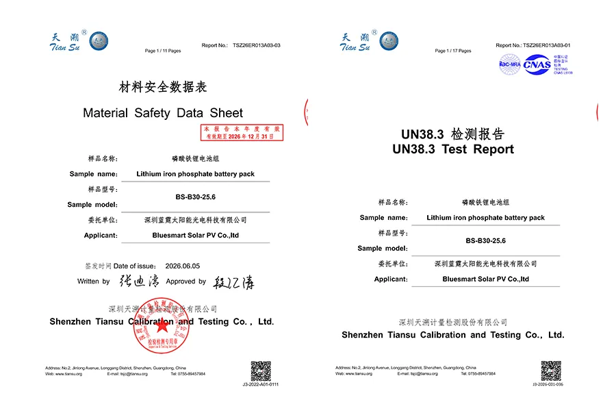 MSDS & UN38.8